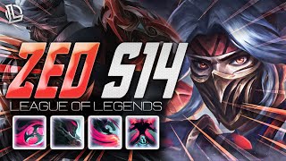 ZED MONTAGE  ZED S14 | Ez LoL Plays #806