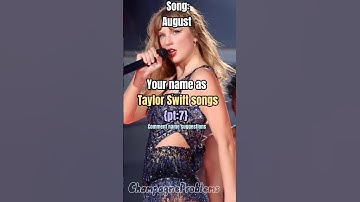 Your name as TS songs #august #shortsfeed #taylorsversion #shorts #taylorswift #subscribe