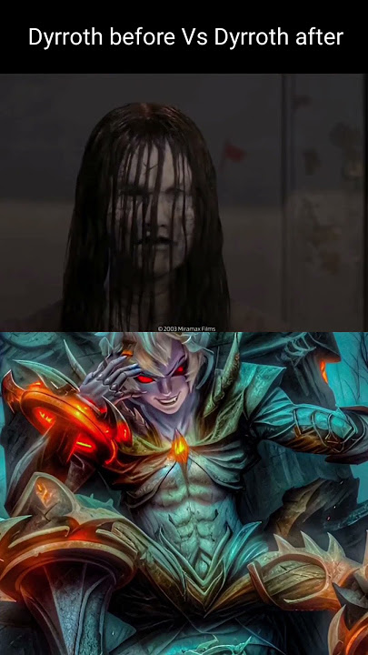 Dyrroth before 👹 vs dyrroth after 🧒🏻😂 #mlbb #mobilelegends #mlbbshorts #shortvideo #shorts