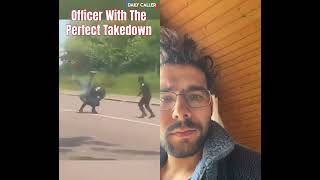 Officer Performs the Perfect Takedown! #cricket #police #commando #ytshorts