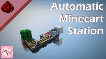 Super Simple Automatic Minecart Station