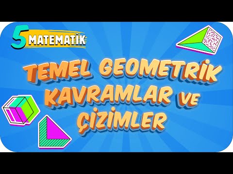 Video: Temel geometrik terimler nelerdir?