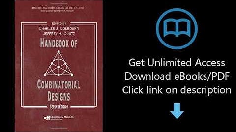 Download Handbook of Combinatorial Designs, Second Edition (Discrete Mathematics and Its App [P.D.F]