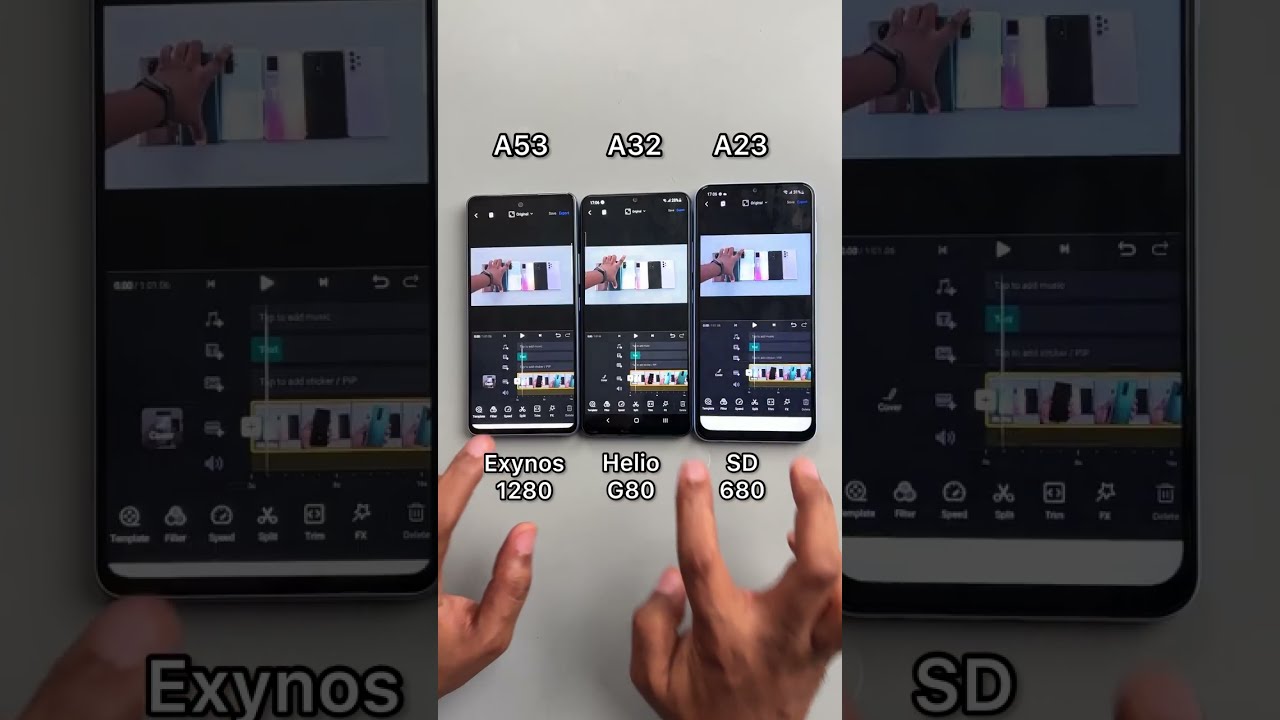 Samsung A23 Vs A53 A32 Speed Test