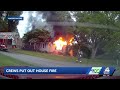Several pets rescued from house fire in Anderson
