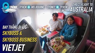 Viejet direct flight to Australia in Skyboss Business class