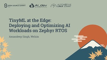 TinyML at the Edge: Deploying and Optimizing AI Workloads on Zephyr RTOS - Amandeep Singh, Welzin