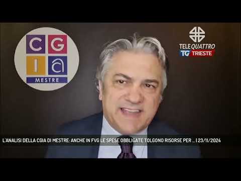 L'ANALISI DELLA CGIA DI MESTRE: ANCHE IN FVG LE SPESE OBBLIGATE TOLGONO RISORSE PER ... | 23/11/2024