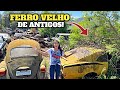 FERRO VELHO COM MUITOS CARROS ANTIGOS!