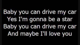 The Beatles - Drive My Car (With Lyrics On Screen).wmv