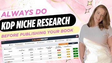 Amazon KDP Niche Research for Beginners to Find Profitable Book Ideas #selfpublishing #booktok