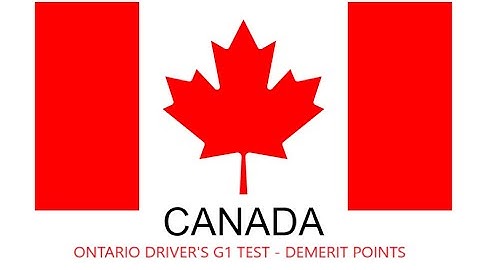 G1 Test Ontario 2025 | Demerit Points Explained – 3 Points | Driving Rules