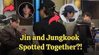 Download lagu Finally!! Jungkook spotted 'Hangout' with Jin and spend time together for an hours?!