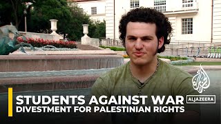 UT Austin student champions divestment for Palestinian rights by Al Jazeera English 4,778 views 21 hours ago 1 minute, 58 seconds