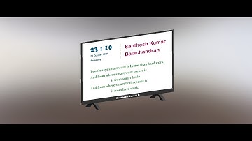 Smart Tv Design in Solidworks | Overview