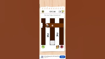 #618@viral(all Stat) solve level 288(he must dig a tunnel out?) just watched