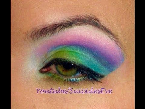 How to do rainbow eyeshadow makeup tutorial Dinair How to do rainbow eyeshadow makeup tutorial Dinair