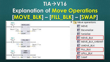 Lec-36 | Siemens TIA Portal | Move Operations | MOVE_BLK, FILL_BLK & SWAP | (Bangla Tutorial)