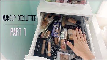 Makeup Collection Declutter PART 1! Concealer + Foundation
