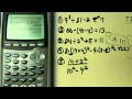 How to Put Whole Number Order Of Operations In The TI Calculator
