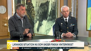 Paasikivi om parallellen till finska vinterkriget: ”Hög stridsmoral… | Nyhetsmorgon | TV4 & TV4 Play