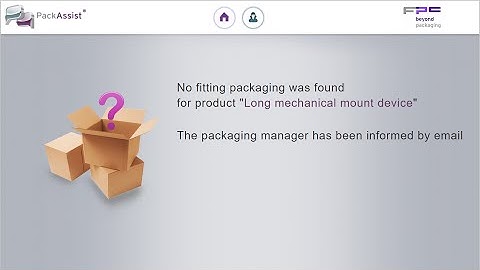 PackAssist®: Special Packaging