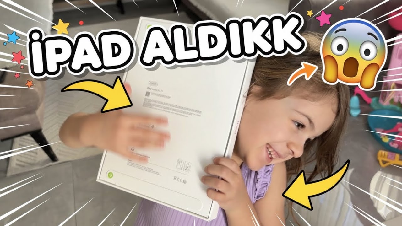 İPAD ALDIK 💻💖 #çocukvlog #keşfet #elifsinem 