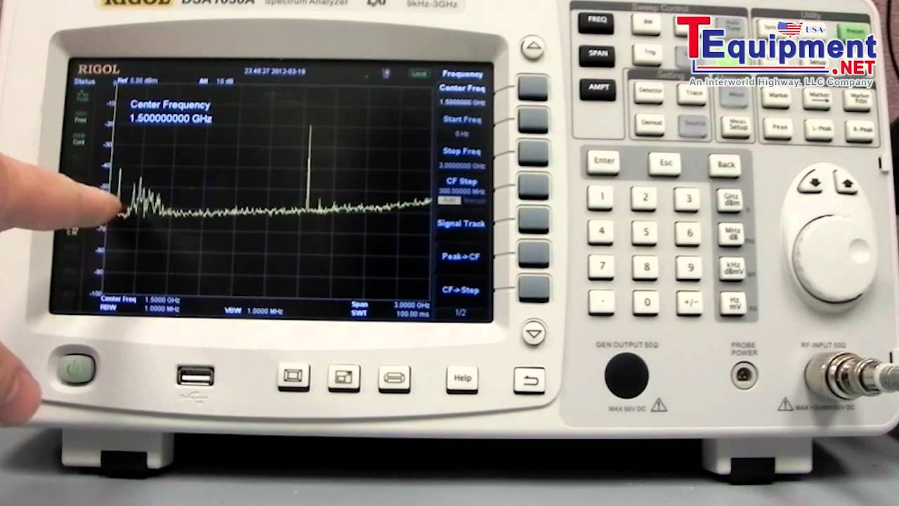 Rigol DSA1030A High Performance 3 GHz Spectrum Analyzer: FM Rigol DSA1030A High Performance 3 GHz Spectrum Analyzer: FM