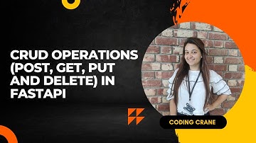 CRUD operations (POST, GET, PUT and DELETE) in fastapi in Hindi