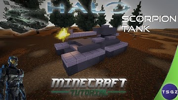 UNSC Scorpion tank | Minecraft Halo tutorial