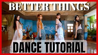 aespa 에스파 - 'Better Things' Dance Practice Mirrored Tutorial (SLOWED)