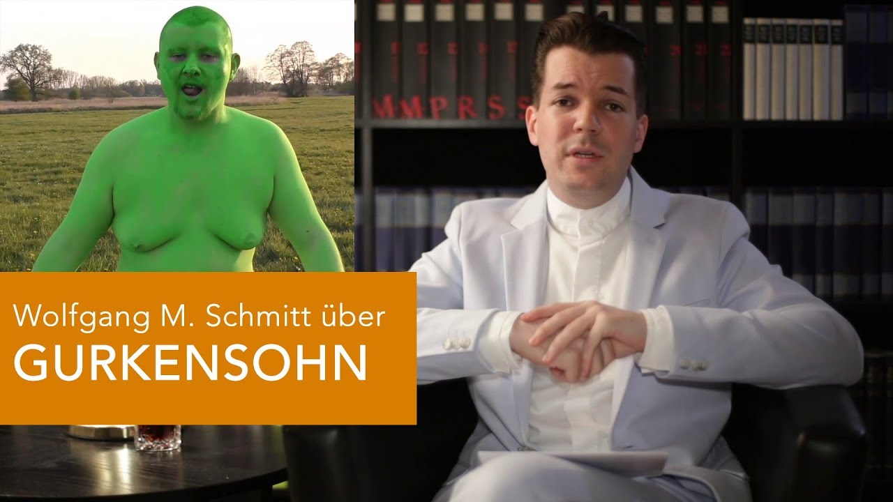 Wolfgang M. Schmitt über GURKENSOHN - YouTube