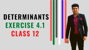 Determinants class 12 Ncert ex 4.1 by Narendra Sir ( Ex Unacademy Educator )