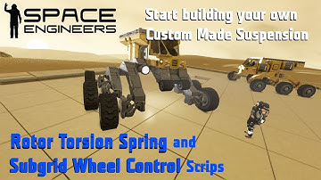 Space Engineers | This scripts will make your custom made suspensions very easy to use