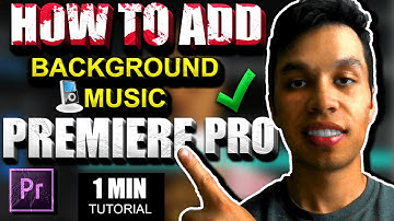 How to Add Background Music Premiere Pro Tutorial (2025)