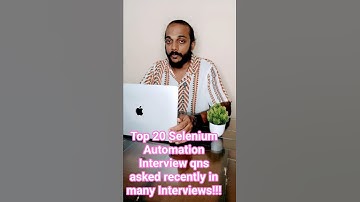 Top 20 Selenium Automation Interview Questions Asked Recently #Selenium #AutomationTesting