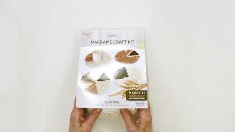 Macrame Coasters Kit