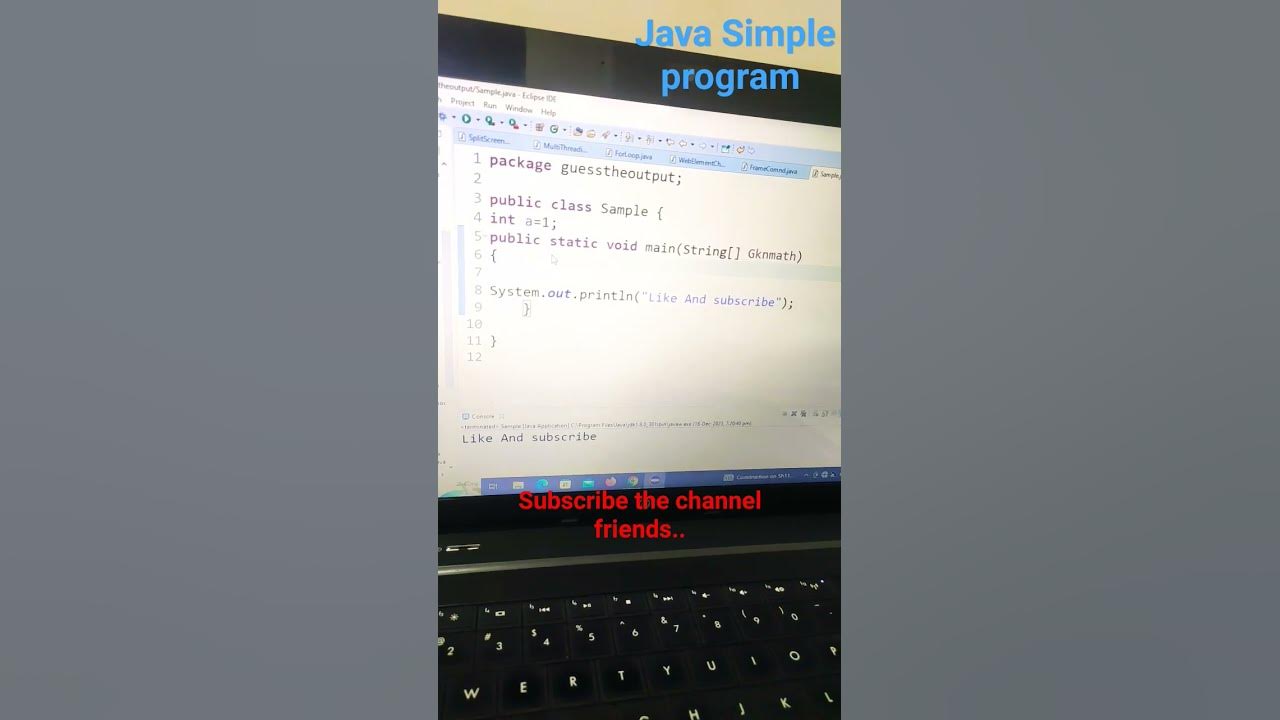 Java Simple program|| Guess the Output|| java program|| #java # program ...