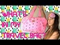 Qué llevo en mi bolso de viaje | What's in my travel bag