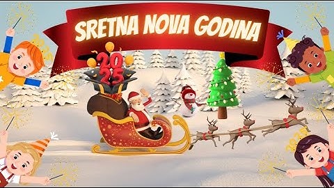 Nova Godina kuca na vratima 🎉 | Novogodišnja pjesmica za djecu 🎶