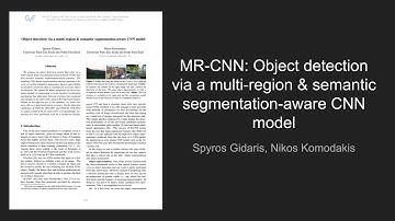 MR-CNN: Object detection via a multi-region & semantic segmentation-aware CNN model