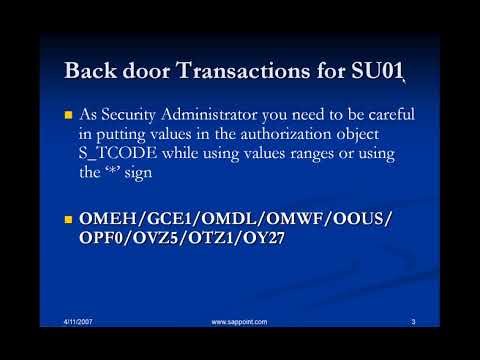 1. User Administration