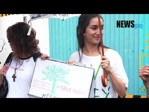 #ShraddhaKapoor joins SAVE #AAREY #Forest_Campaign at #AAREY