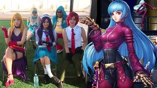 Cosplay Retas - Chicas Garou vs Kula, Hinako y Ai