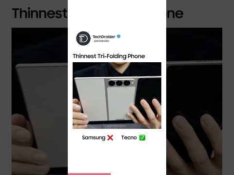World’s Thinnest Tri-Folding Smartphone! 🤯🔥| Samsung Should Worry