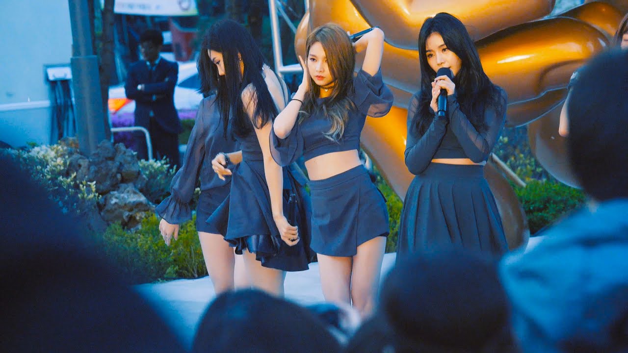 [4k Fancam/직캠]160415 피에스타 (FIESTAR) - Mirror@강남스타일 제막식