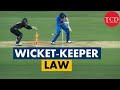 Alex careys incident  the wicket keeper law explained  cricket law 27