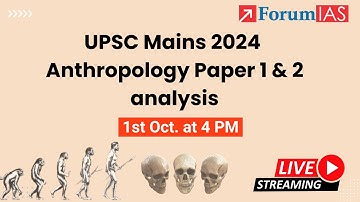UPSC Mains 2024 Anthropology Paper 1 & 2 Detailed Analysis