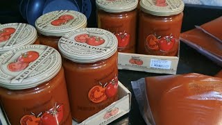 طريقة عمل معجون الطماطم  والصلصة How to make tomato paste and sauce