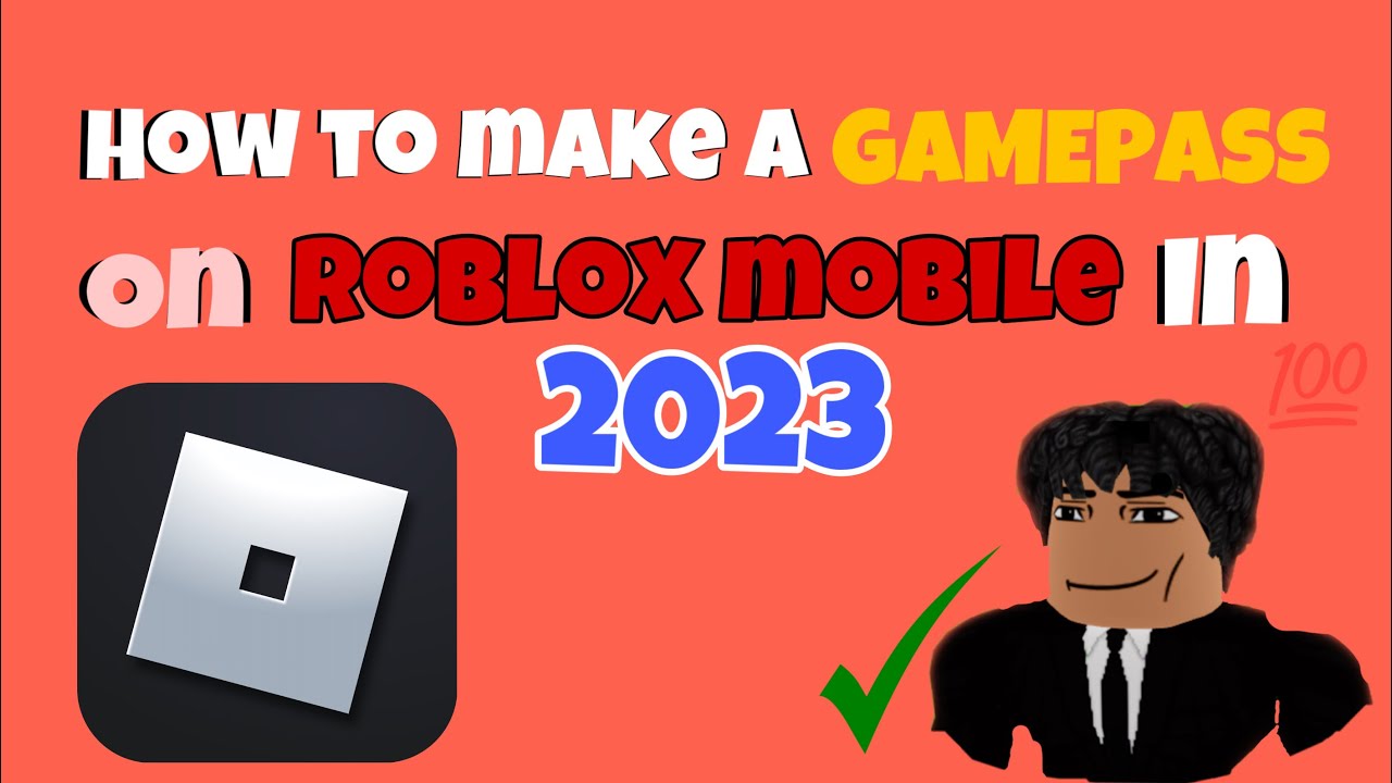 How to make roblox gamepass on mobile (2023) 